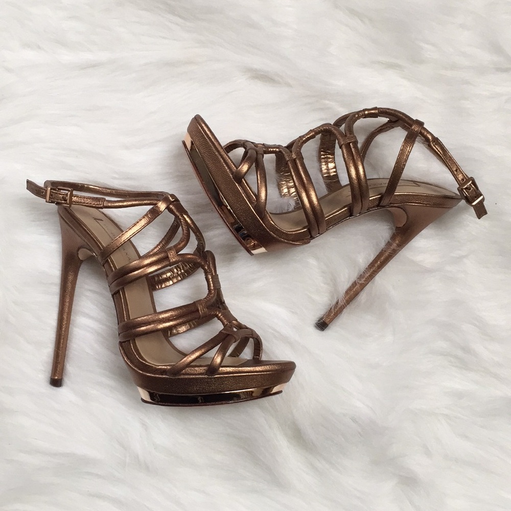 BCBGMAXAZRIA Farrow high-heel strappy dress sandal